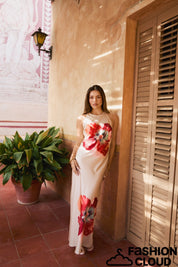 Reba Printed Ankle Length Dress