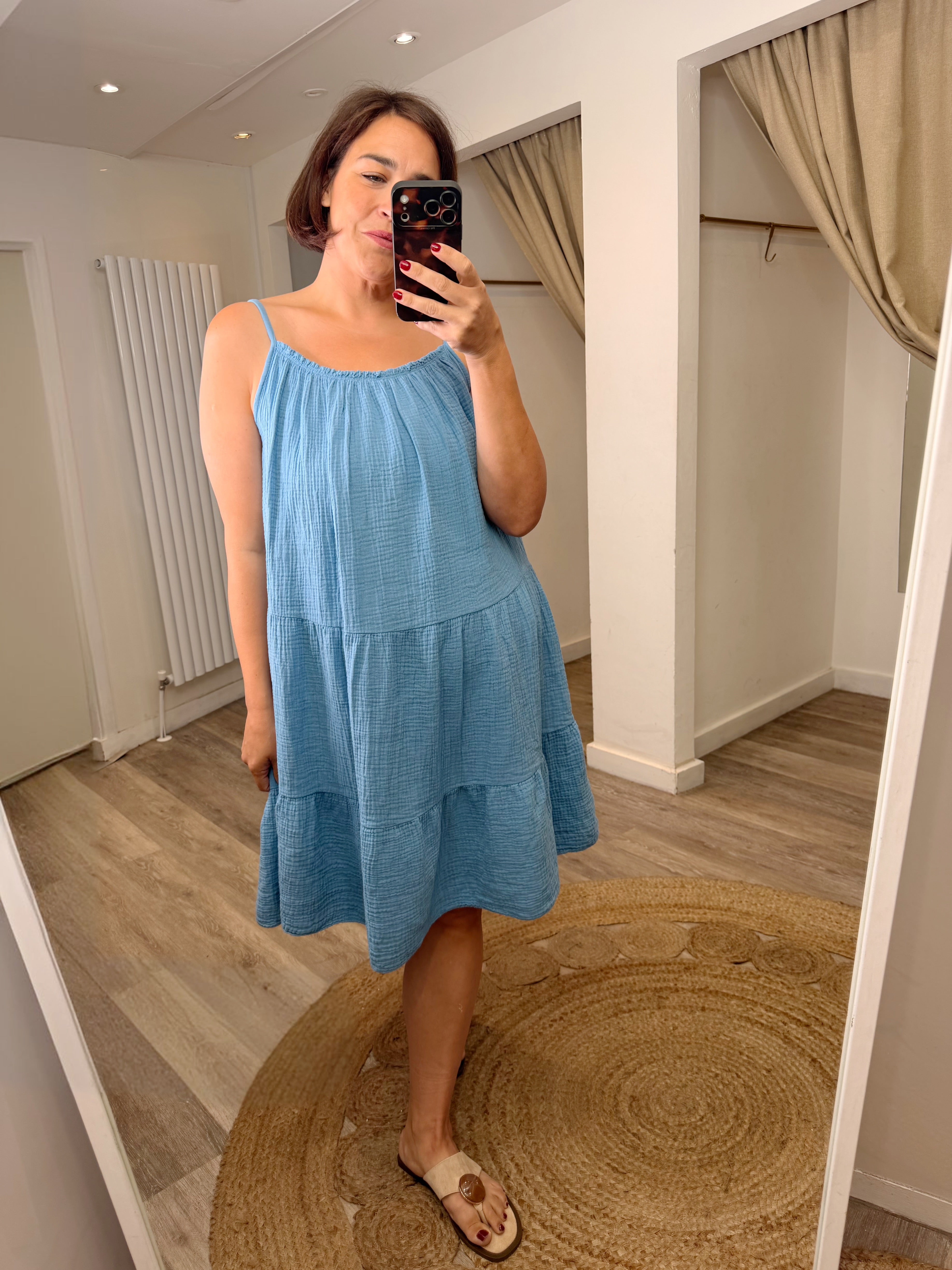 Paige Cheesecloth Swing Dress