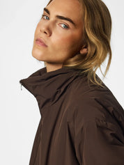 Sif Funnel Neck Bomber Jacket Brown