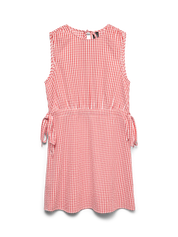 Camilla Red Gingham Tie Mini Dress