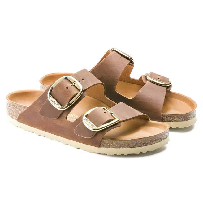 Arizona Big Buckle Oiled leather Cognac