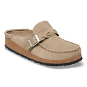 Birkenstock Buckley Braided Suede Clog  Taupe