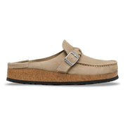 Birkenstock Buckley Braided Suede Clog  Taupe