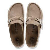 Birkenstock Buckley Braided Suede Clog  Taupe