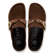 Birkenstock Buckley Braided Suede Clog Brown
