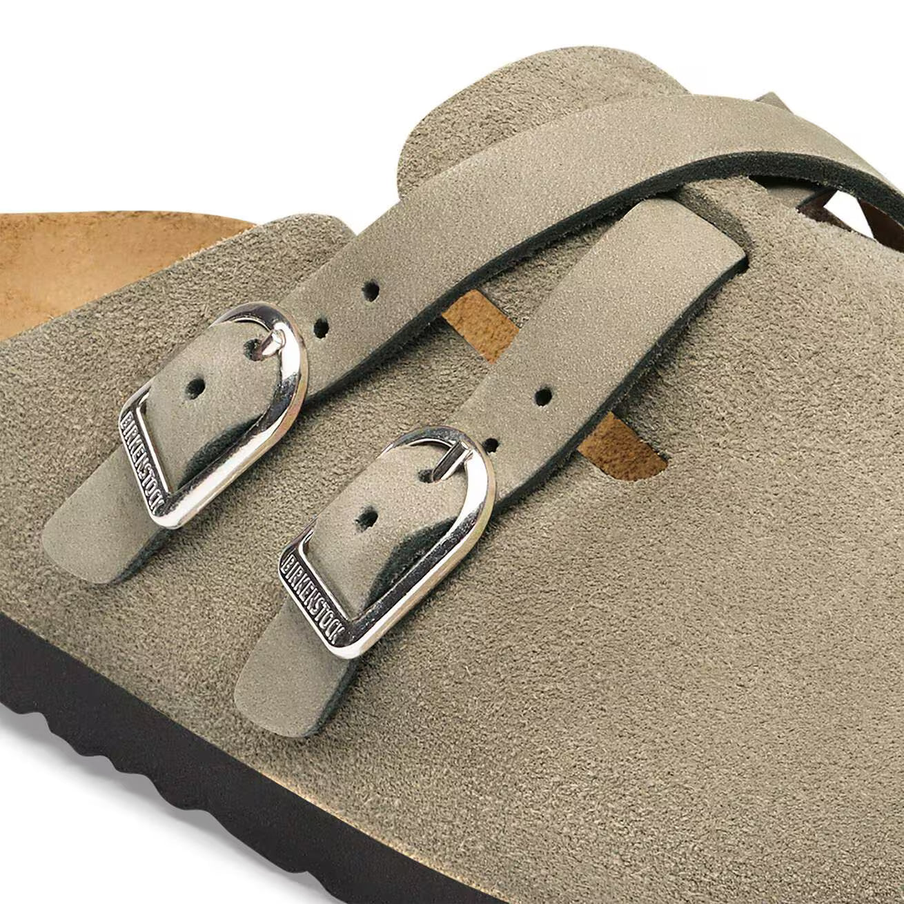 Birkenstock Blair Suede Clog Taupe