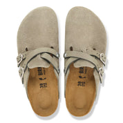 Birkenstock Blair Suede Clog Taupe