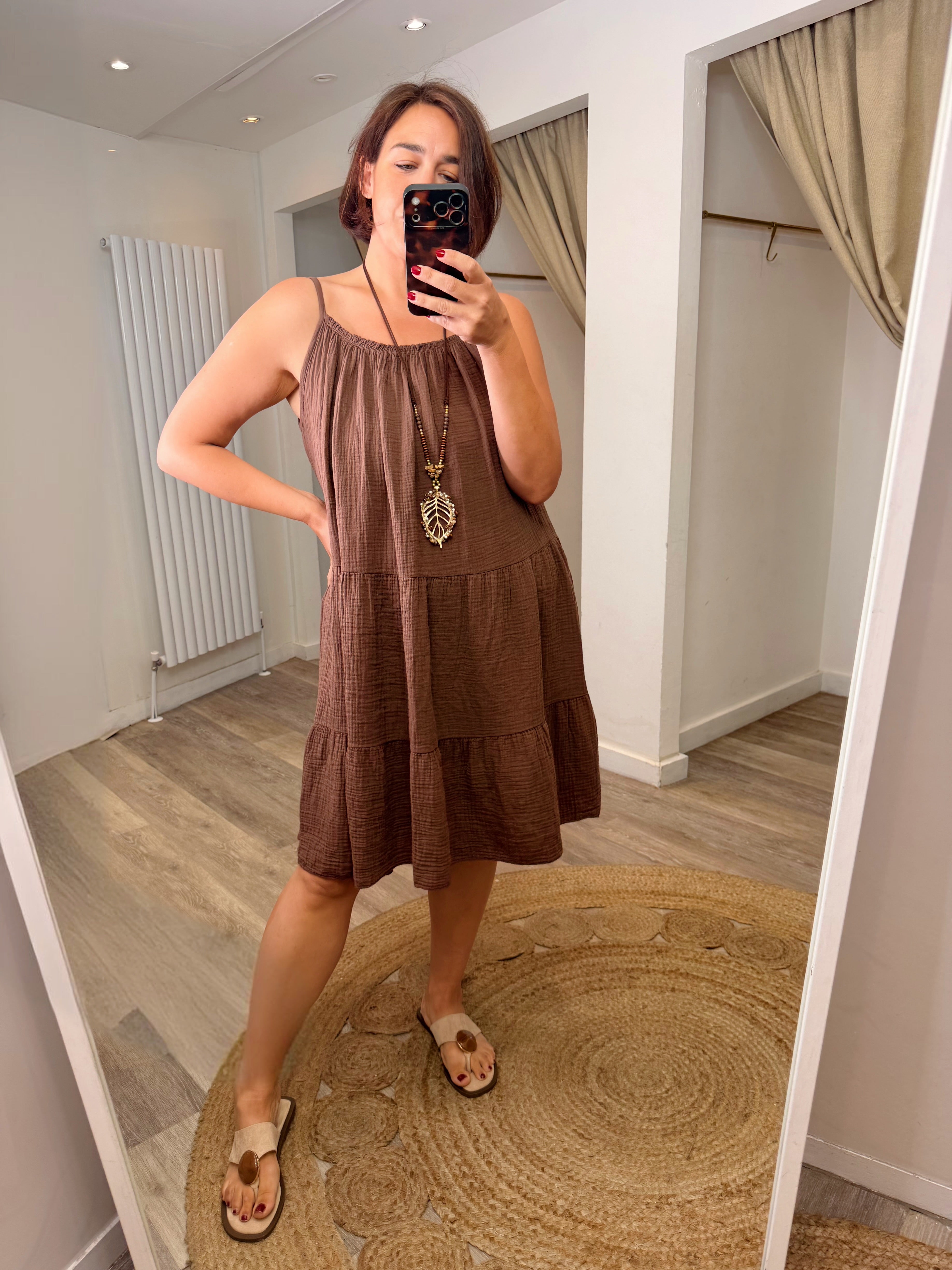 Paige Cheesecloth Swing Dress