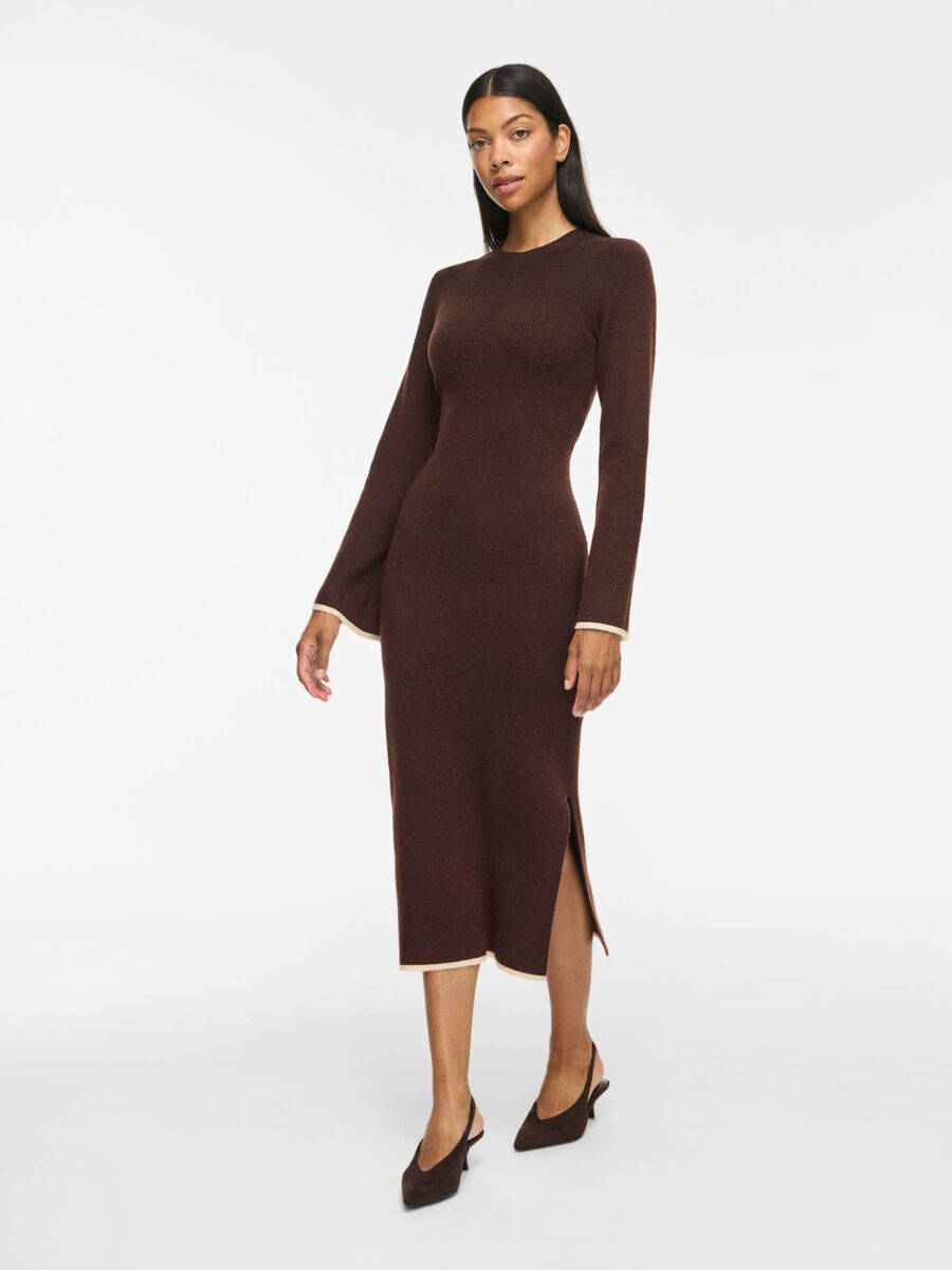 Kerry O-Neck Midi/Maxi Knit Dress