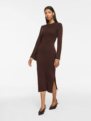 Kerry O-Neck Midi/Maxi Knit Dress
