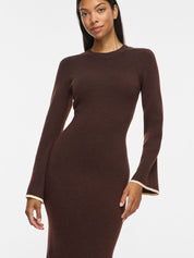 Kerry O-Neck Midi/Maxi Knit Dress