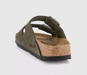 Birkenstock - Arizona 2-strap Suede Thyme