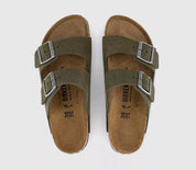 Birkenstock - Arizona 2-strap Suede Thyme
