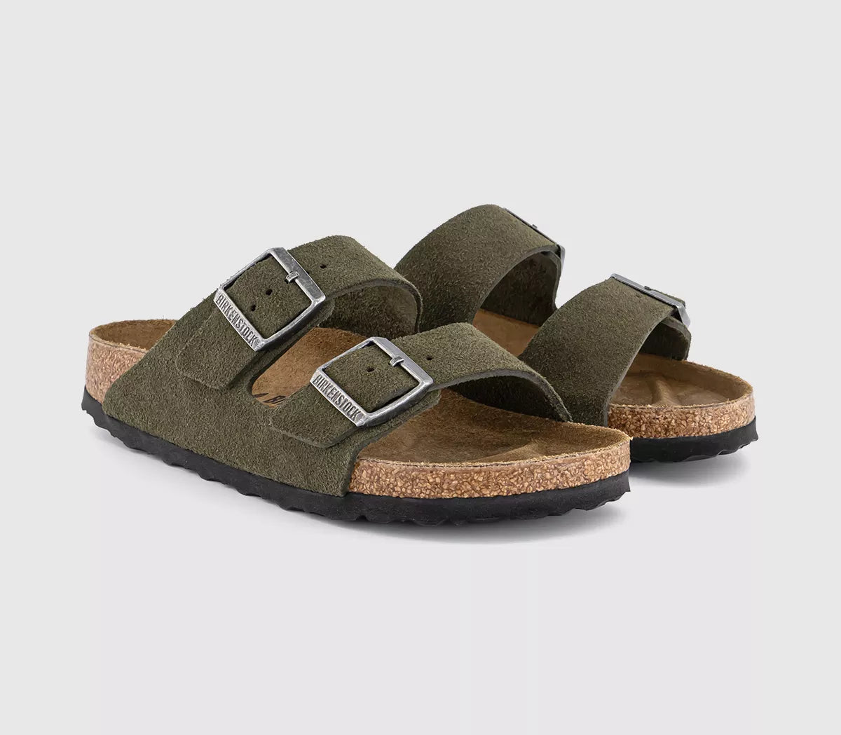 Birkenstock - Arizona 2-strap Suede Thyme