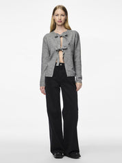 Silly Grey Reversible Tie Cardigan