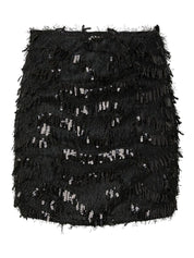 PIECES Erun Sequin Mini Skirt