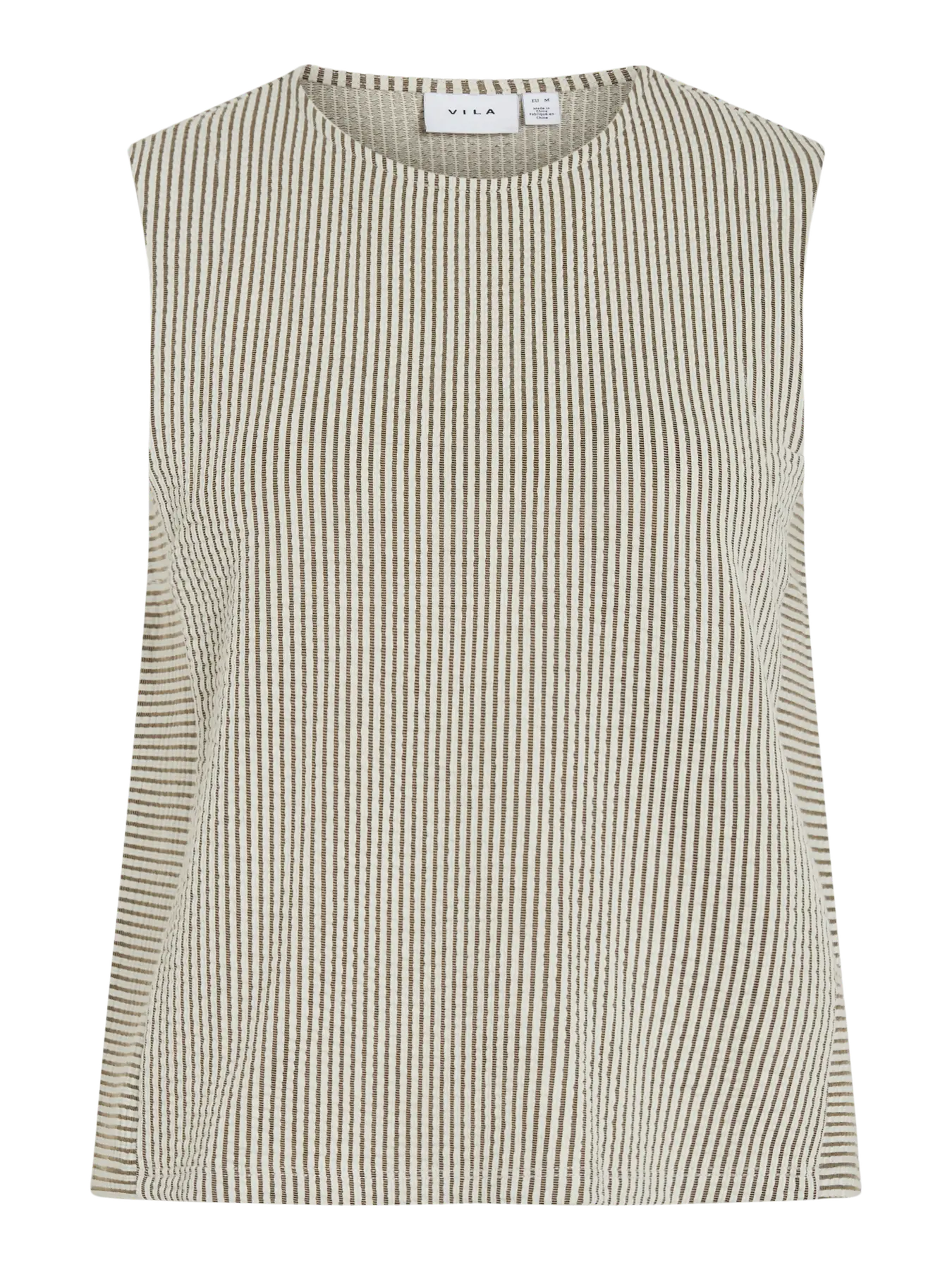 Triplo Sleeveless Stripe Vest/Top