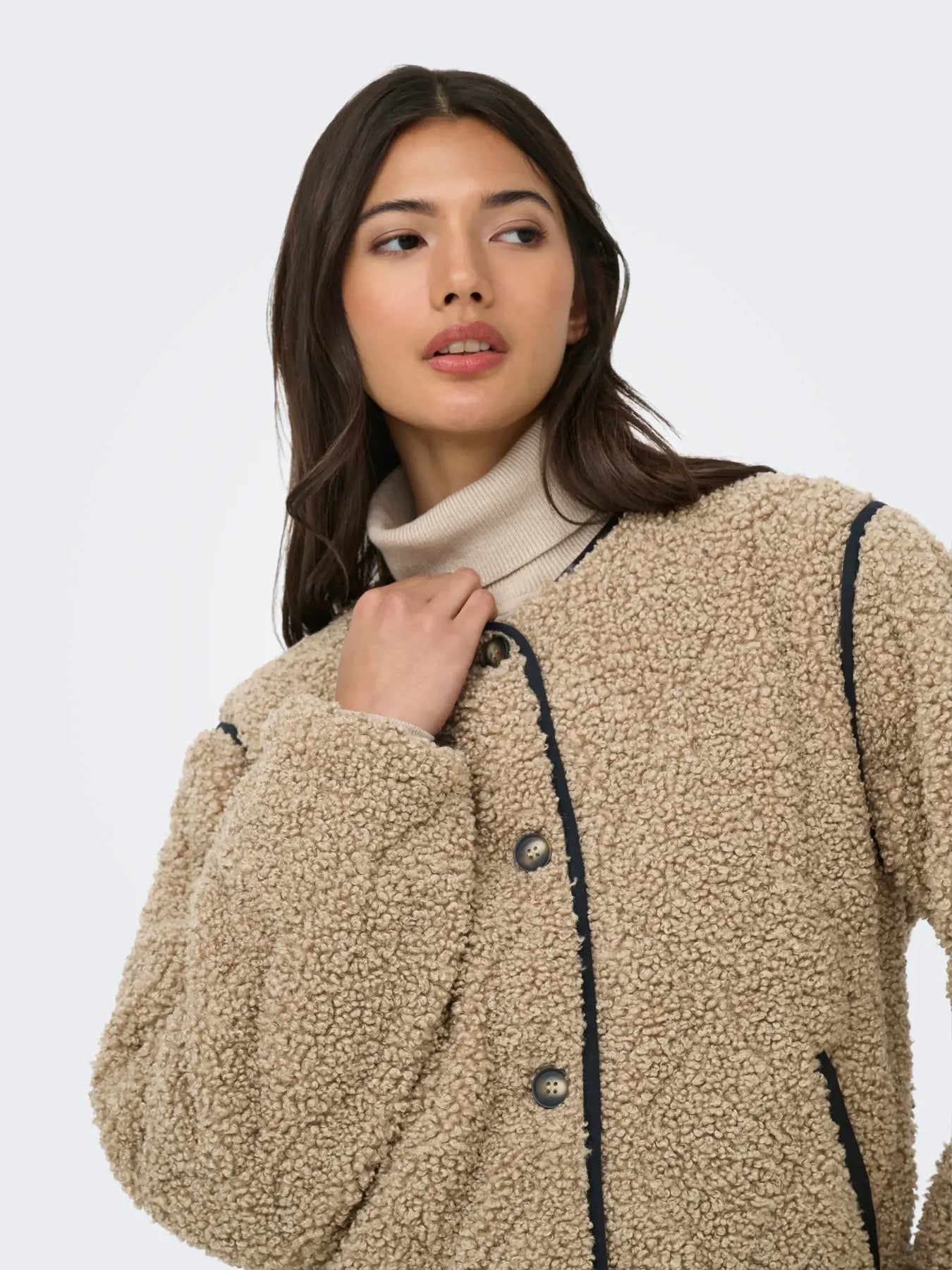 Lines Teddy Jacket