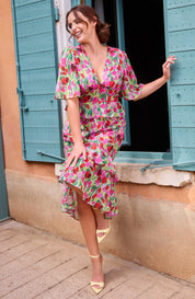 Hope & Ivy The Rosemary Peplum Dress