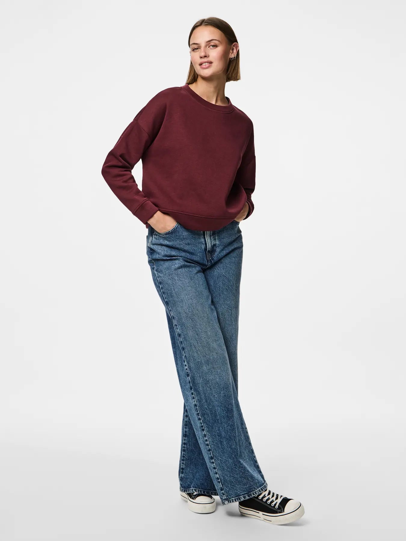 Chilli Wine Round Neck Sweatshirt