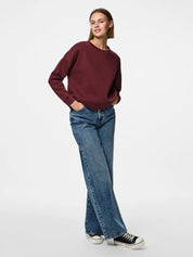 Chilli Wine Round Neck Sweatshirt