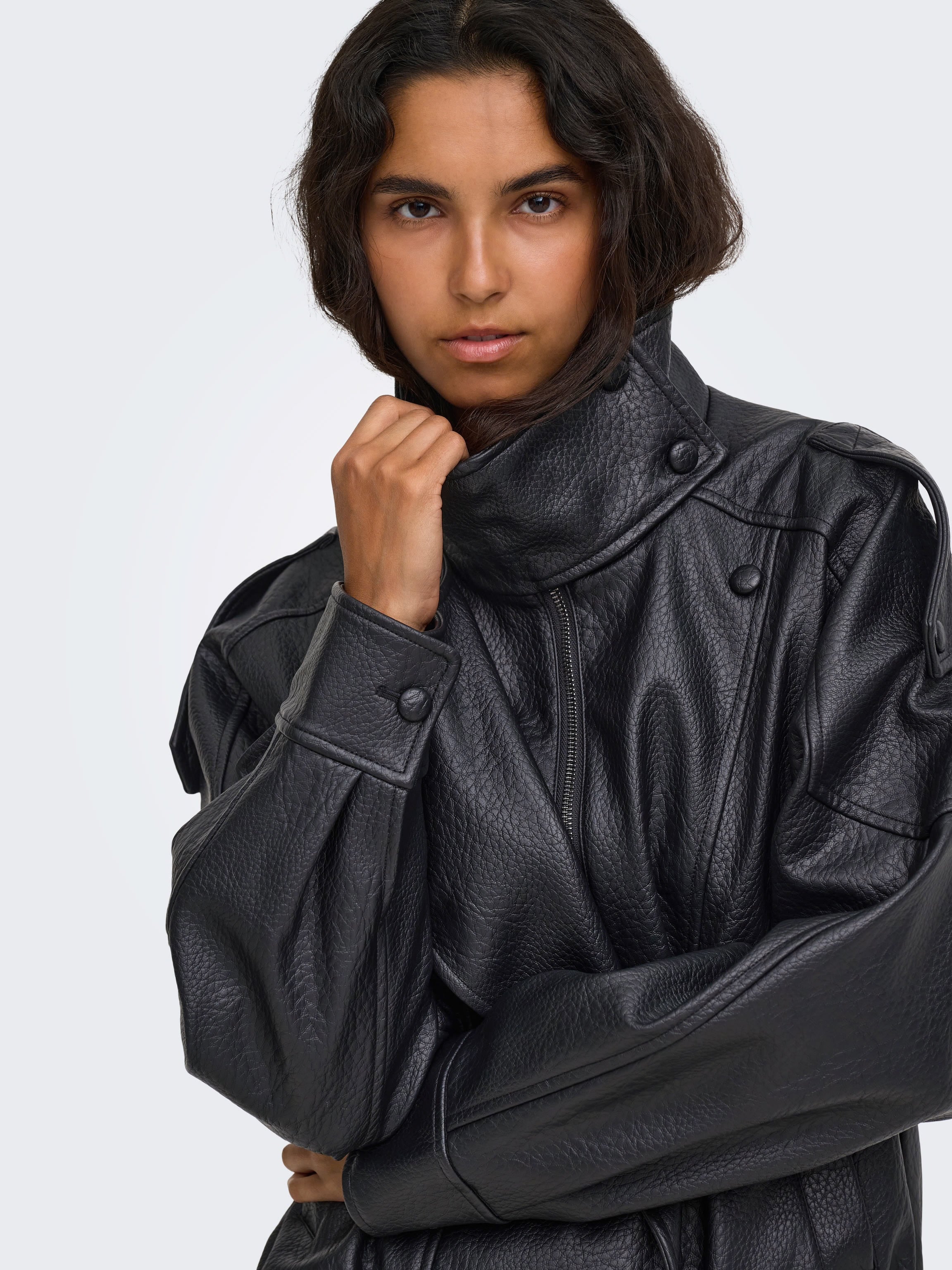 Vani Leather Look Jacket