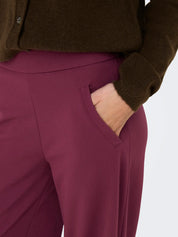 Louisville Wine Wide Leg Trousers