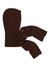 Milu Ribbed Knit Scarf Balaclava
