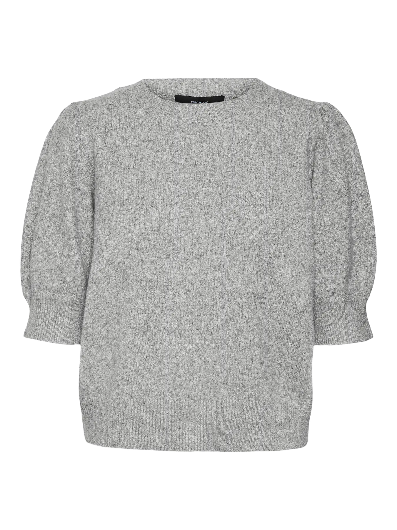 Doffy Grey Short Sleeve Knit