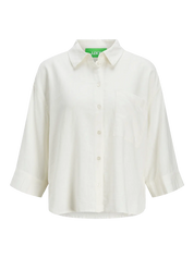 Breeze Cream Linen3/4 Resort Shirt