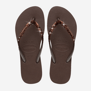 Havaianas Slim Glitter II Brown