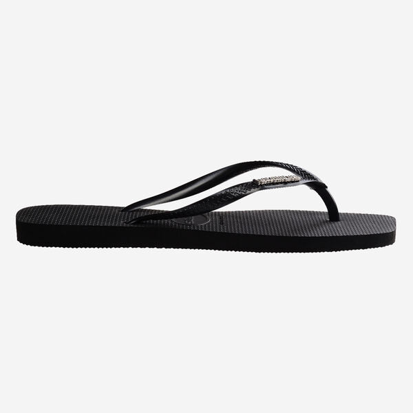 Havaianas Square Logo Metallic Black