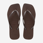 Havaianas Womens Square Flip Flops Brown