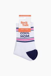Cool Mom Organic Cotton Sports Socks in White