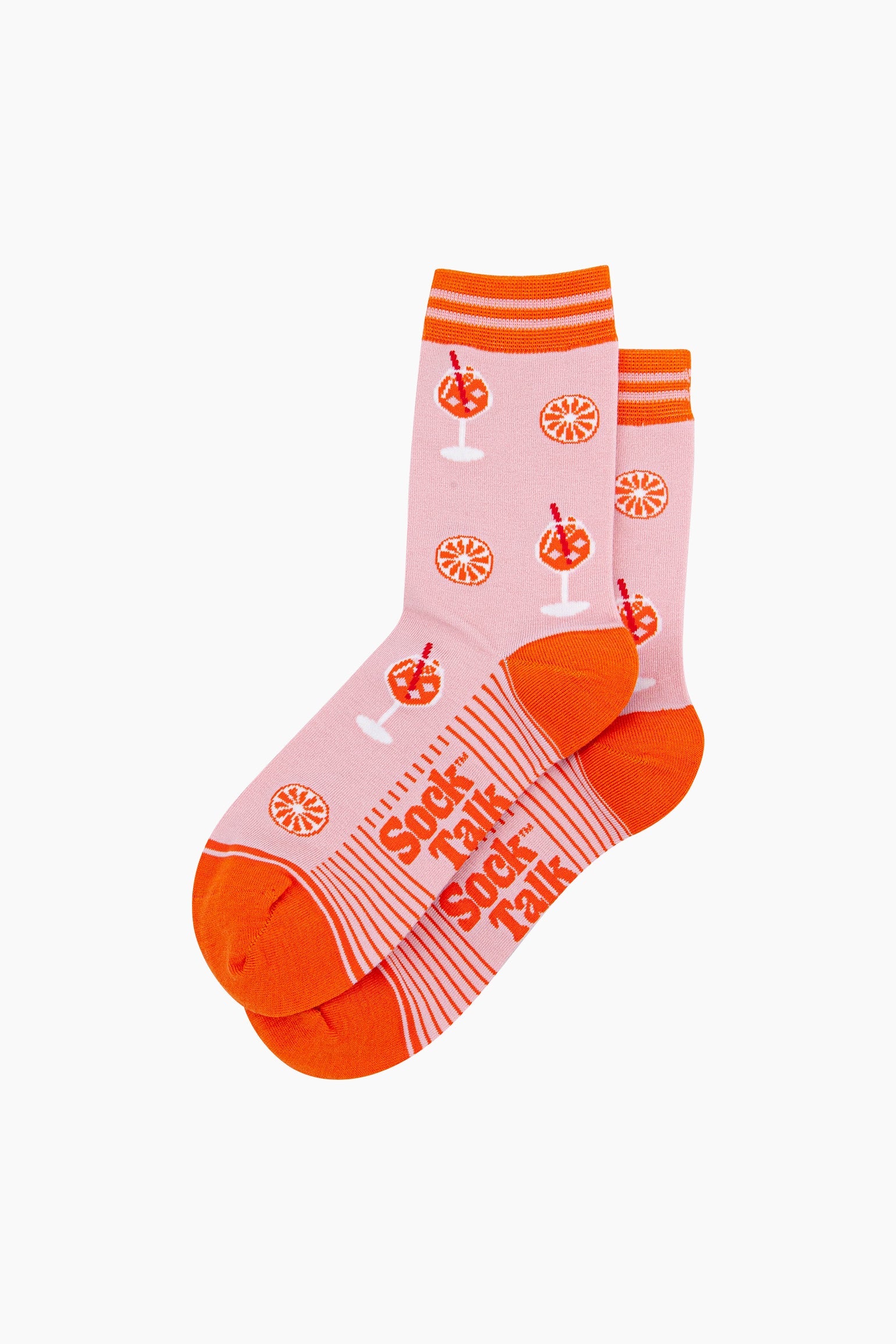 Aperitivo Spritz Bamboo Socks in Pink