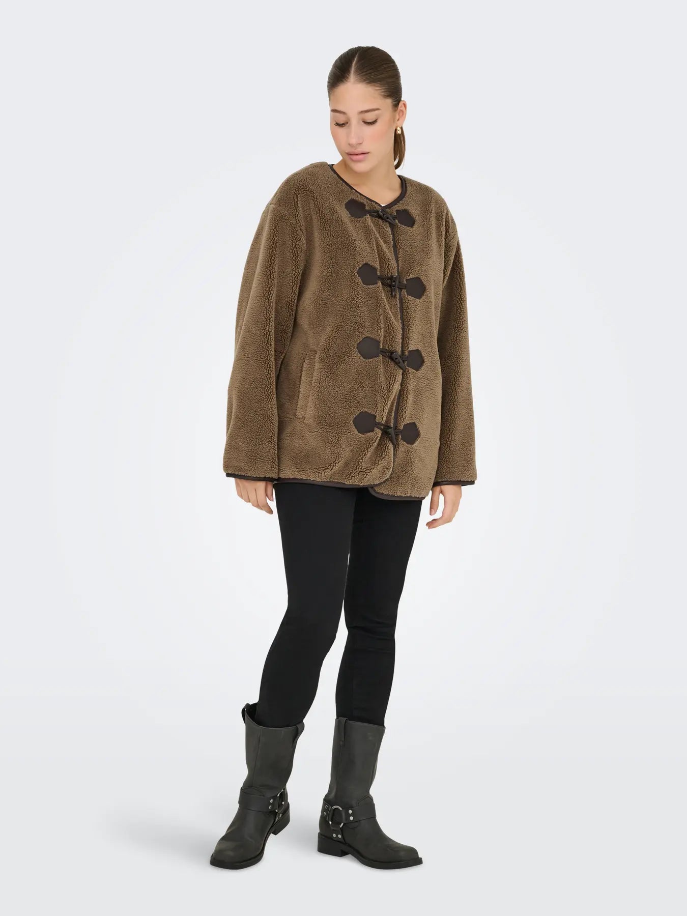 Mali Faux Fur Duffle Coat