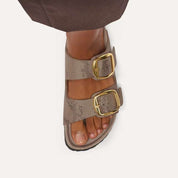 Birkenstock Arizona Big Buckle Python Taupe