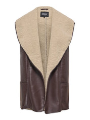 Dora Bonded Brown Waistcoat
