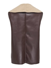 Dora Bonded Brown Waistcoat