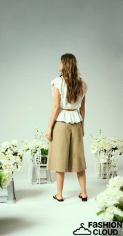 Tina Waisted Backless Top