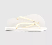 Havaianas Slim Crystal Sw II Black White