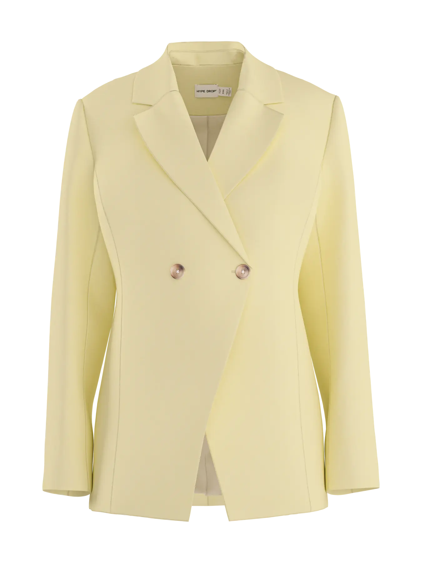 Kamilla Yellow Fitted Blazer