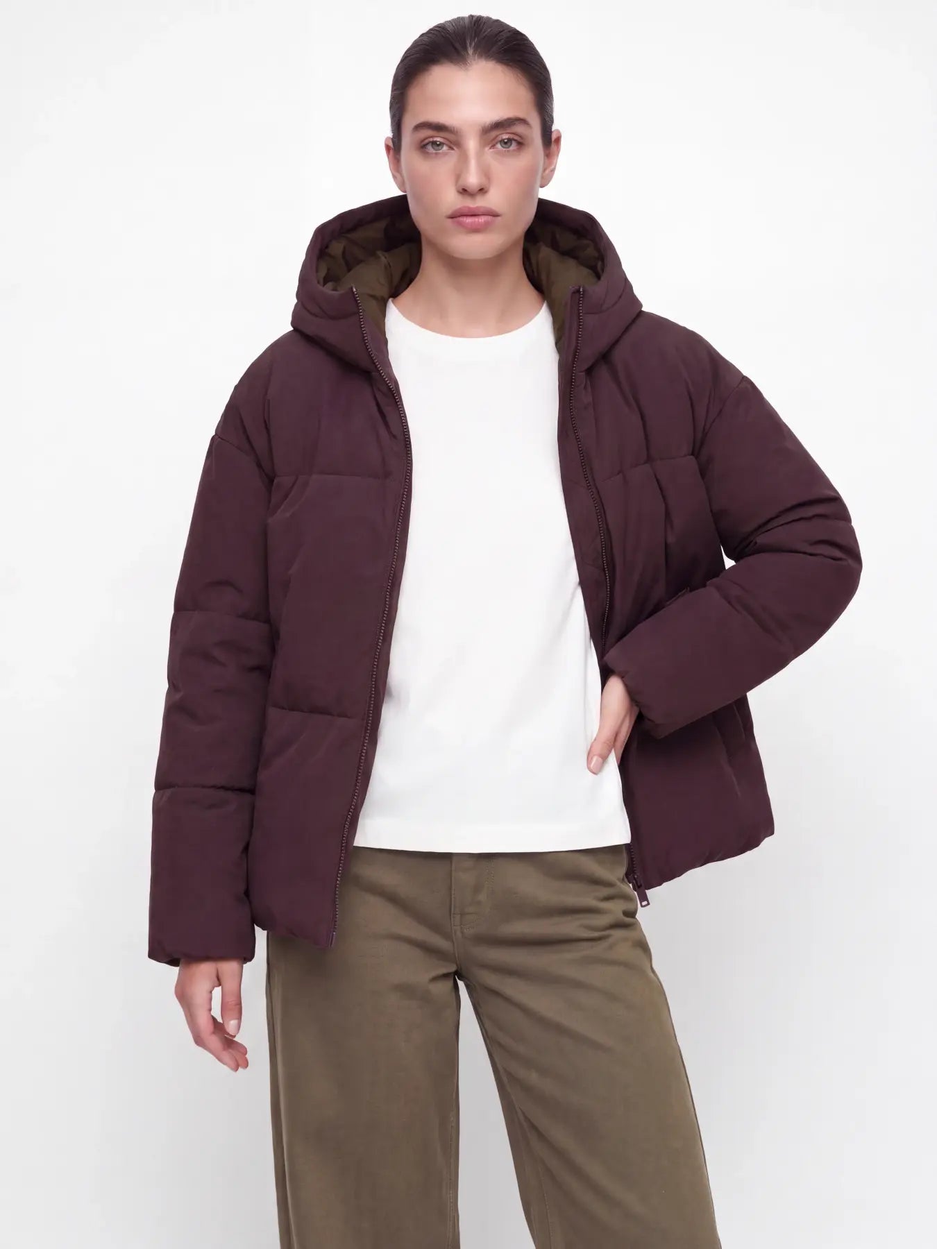 Galaxy Puffer Jacket with Hood