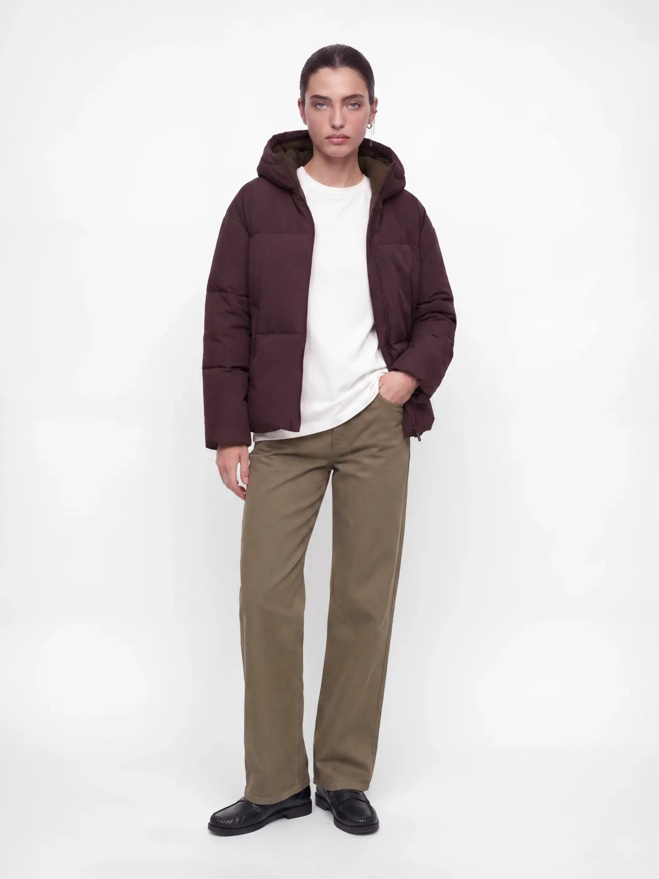 Galaxy Puffer Jacket with Hood