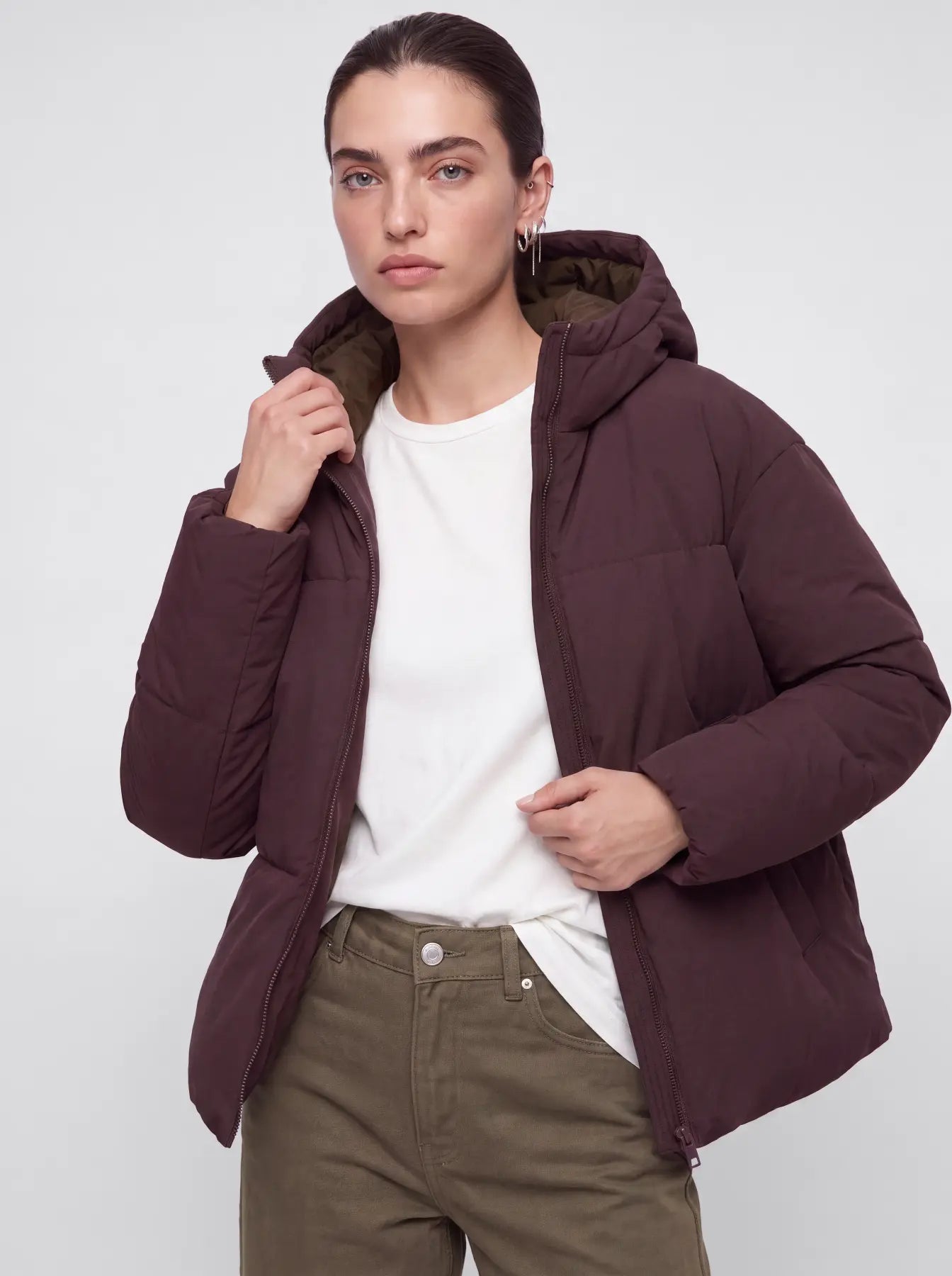 Galaxy Puffer Jacket with Hood
