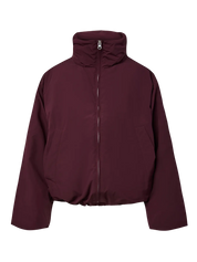 Sif Funnel Neck Bomber Jacket Brown