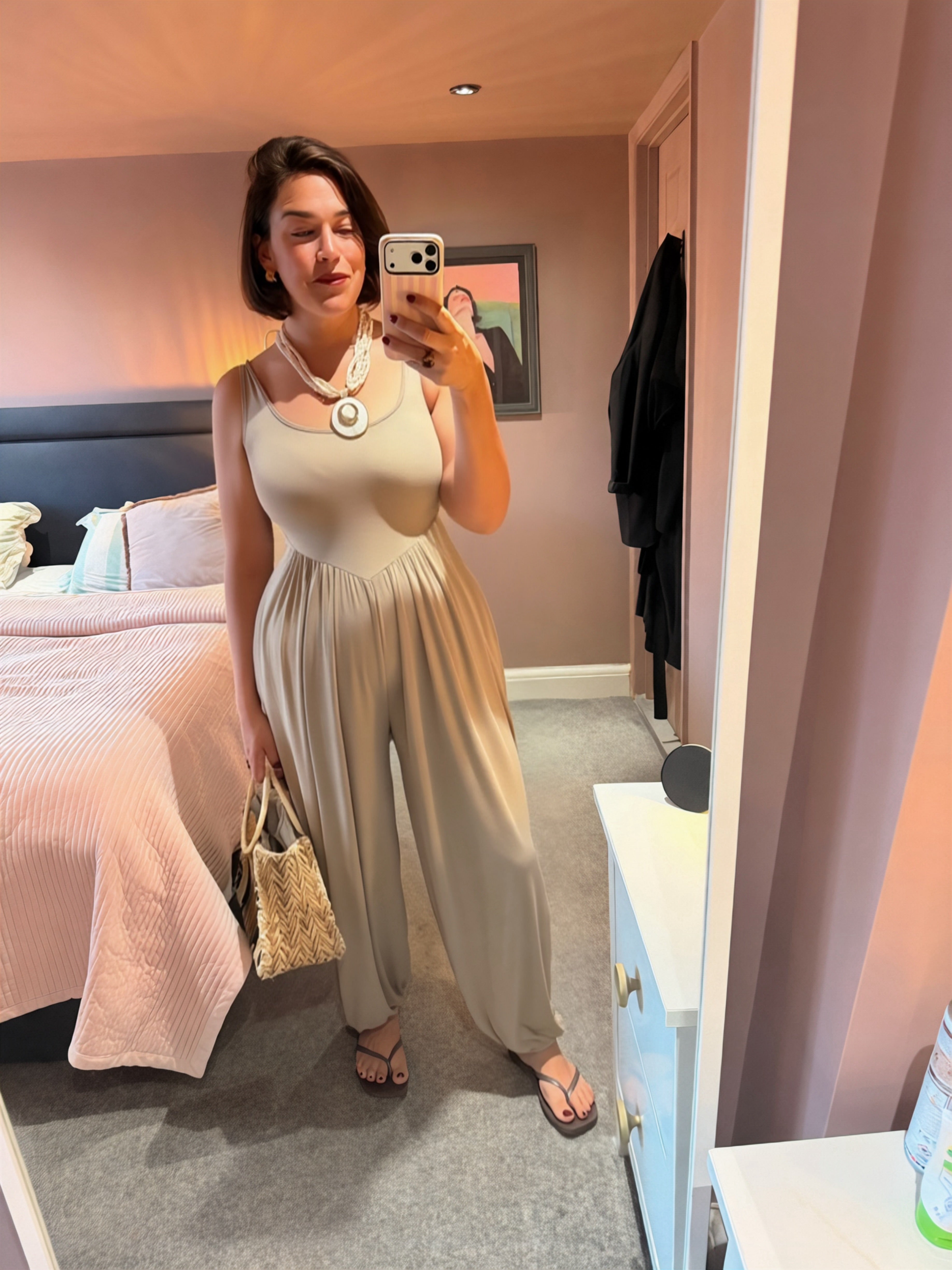 Jesse Balloon Pant Vest Jumpsuit