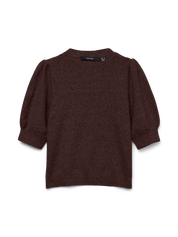 Doffy Brown Short Sleeve Knit