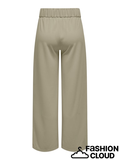 Louisville Taupe Wide Leg Trousers