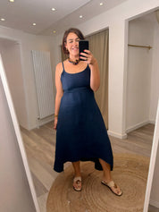 Cassandra Linen Midi Dress